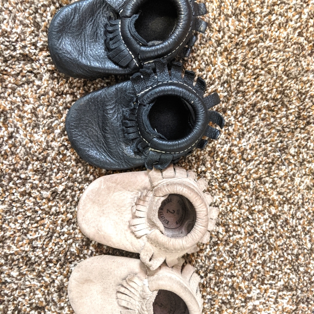 Freshly picked baby moccasins